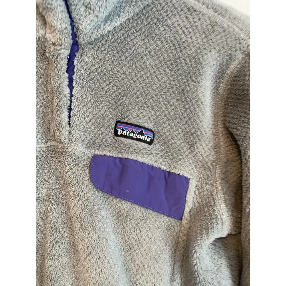 Patagonia Pullover Sweater Womens Medium Polartec Thermal Pro Fleece‎ Outdoors
